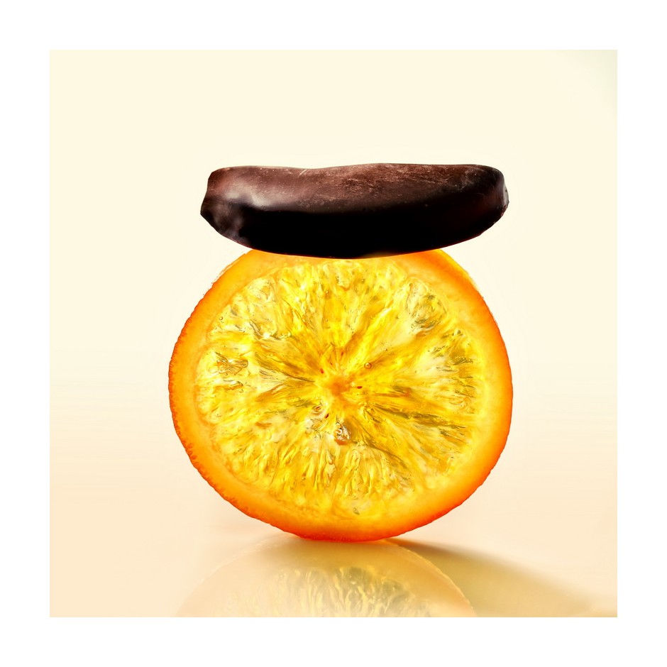 Naranja con chocolate